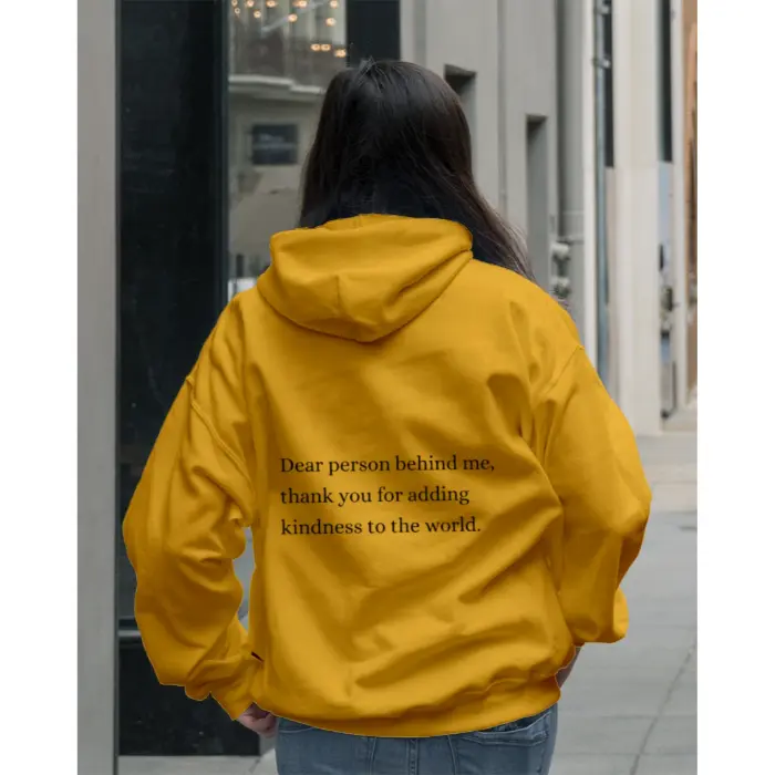 Women Thank You For Adding Kindness To the World Light Hoodie
